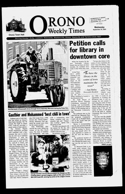 Orono Weekly Times, 28 Sep 2005