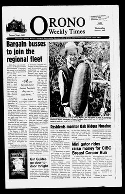 Orono Weekly Times, 5 Oct 2005