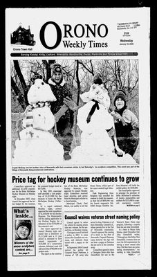 Orono Weekly Times, 18 Jan 2006