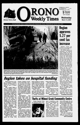 Orono Weekly Times, 12 Mar 2003