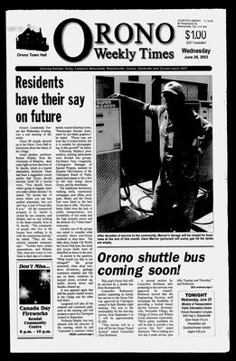 Orono Weekly Times, 25 Jun 2003