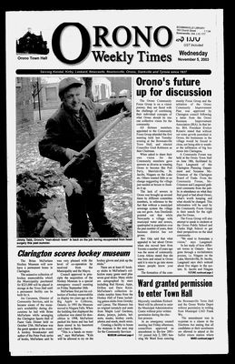 Orono Weekly Times, 5 Nov 2003