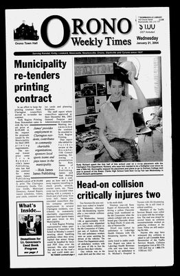 Orono Weekly Times, 21 Jan 2004