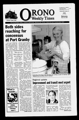 Orono Weekly Times, 24 Mar 2004