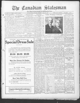 Canadian Statesman (Bowmanville, ON), 9 May 1929