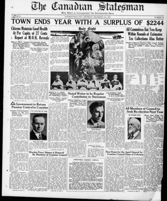 Canadian Statesman (Bowmanville, ON), 19 Dec 1935