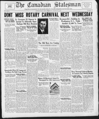 Canadian Statesman (Bowmanville, ON), 5 Aug 1937