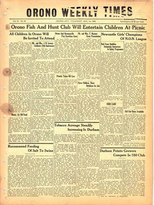 Orono Weekly Times, 1 Aug 1946