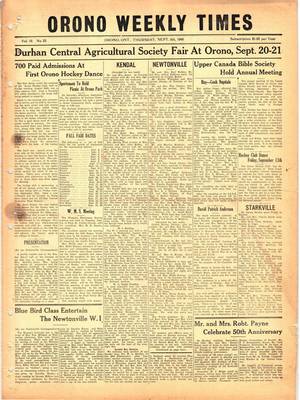 Orono Weekly Times, 5 Sep 1946