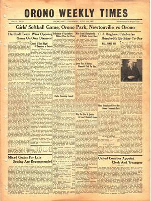 Orono Weekly Times, 12 Jun 1947