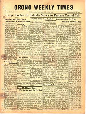 Orono Weekly Times, 30 Sep 1948