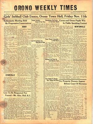 Orono Weekly Times, 11 Nov 1948