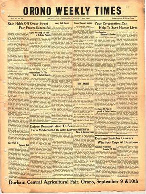 Orono Weekly Times, 18 Aug 1949