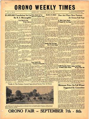 Orono Weekly Times, 16 Aug 1951