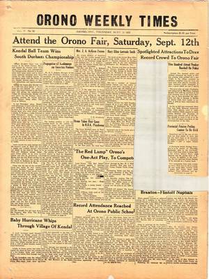 Orono Weekly Times, 10 Sep 1953