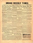 Orono Weekly Times, 6 May 1954