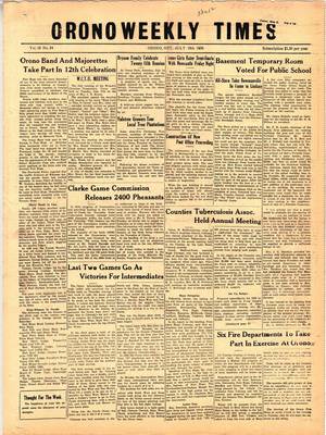 Orono Weekly Times, 19 Jul 1956