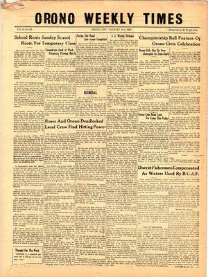 Orono Weekly Times, 2 Aug 1956