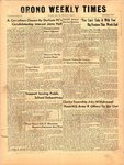 Orono Weekly Times, 7 May 1959