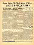 Orono Weekly Times, 11 Aug 1960