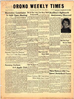 Orono Weekly Times, 23 Mar 1961