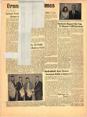 Orono Weekly Times, 26 Oct 1961