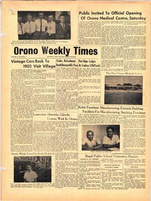 Orono Weekly Times, 12 Jul 1962