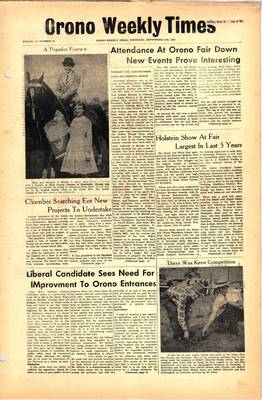 Orono Weekly Times, 12 Sep 1963