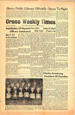 Orono Weekly Times, 16 Jan 1964