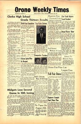 Orono Weekly Times, 13 Aug 1964