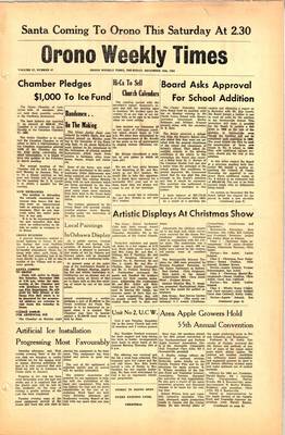 Orono Weekly Times, 16 Dec 1965