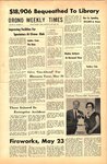Orono Weekly Times, 19 May 1966