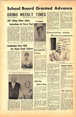 Orono Weekly Times, 7 Jul 1966