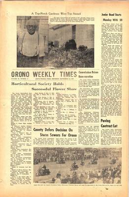 Orono Weekly Times, 1 Sep 1966