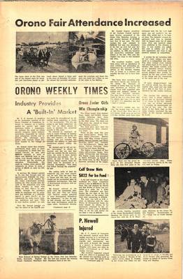 Orono Weekly Times, 15 Sep 1966