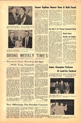 Orono Weekly Times, 30 Mar 1967