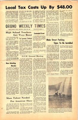 Orono Weekly Times, 27 Apr 1967