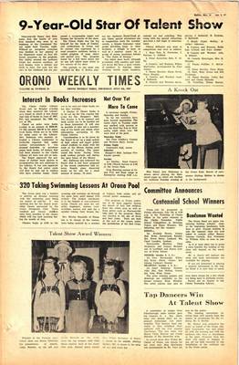 Orono Weekly Times, 6 Jul 1967