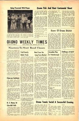 Orono Weekly Times, 20 Jul 1967