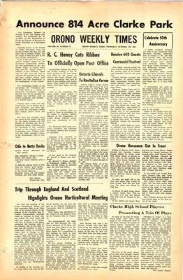 Orono Weekly Times, 5 Oct 1967