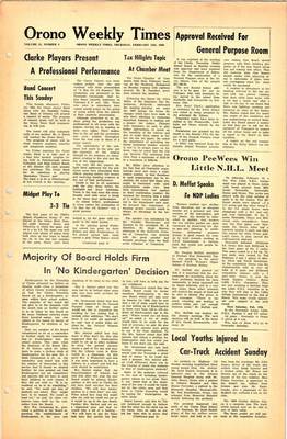 Orono Weekly Times, 15 Feb 1968