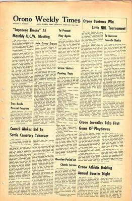 Orono Weekly Times, 22 Feb 1968