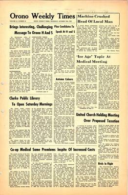 Orono Weekly Times, 24 Oct 1968