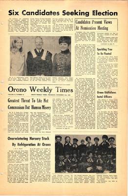 Orono Weekly Times, 21 Nov 1968