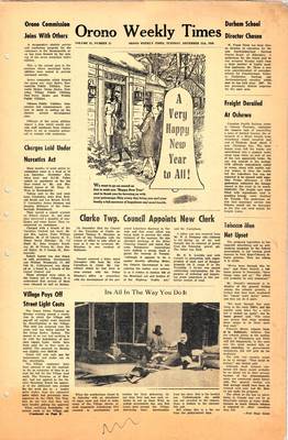 Orono Weekly Times, 31 Dec 1968