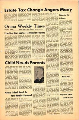 Orono Weekly Times, 23 Jan 1969