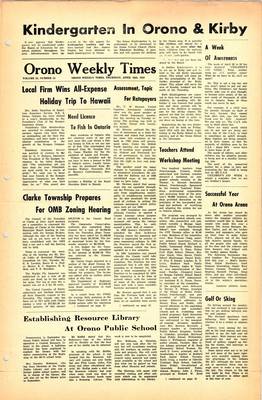 Orono Weekly Times, 10 Apr 1969