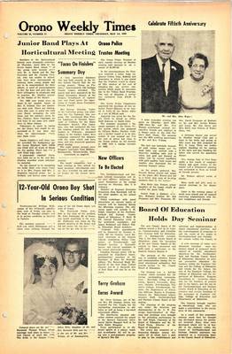 Orono Weekly Times, 1 May 1969