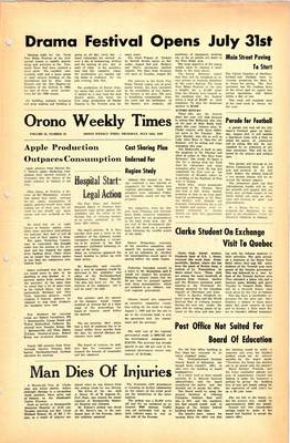 Orono Weekly Times, 24 Jul 1969