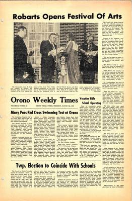 Orono Weekly Times, 7 Aug 1969